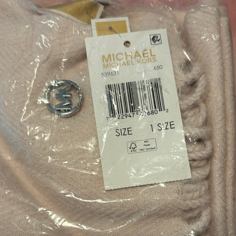 Michael Kors Soft Cream Scarf - Picture 2 of 2